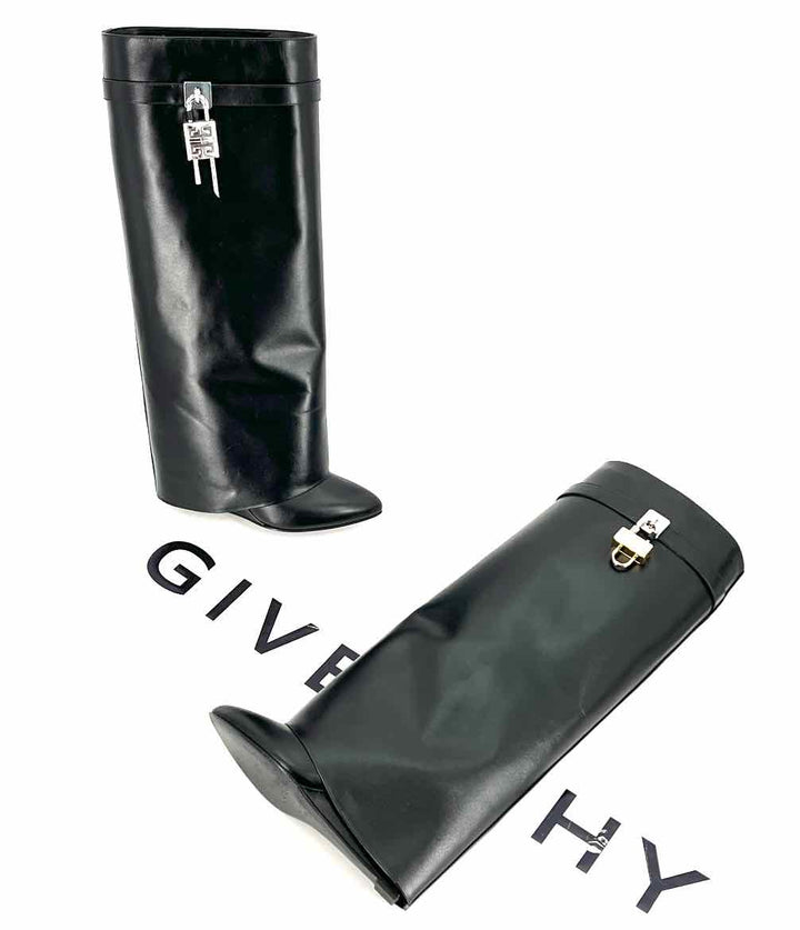 Shoe Size 44 GIVENCHY Black Leather Luxury - Boots