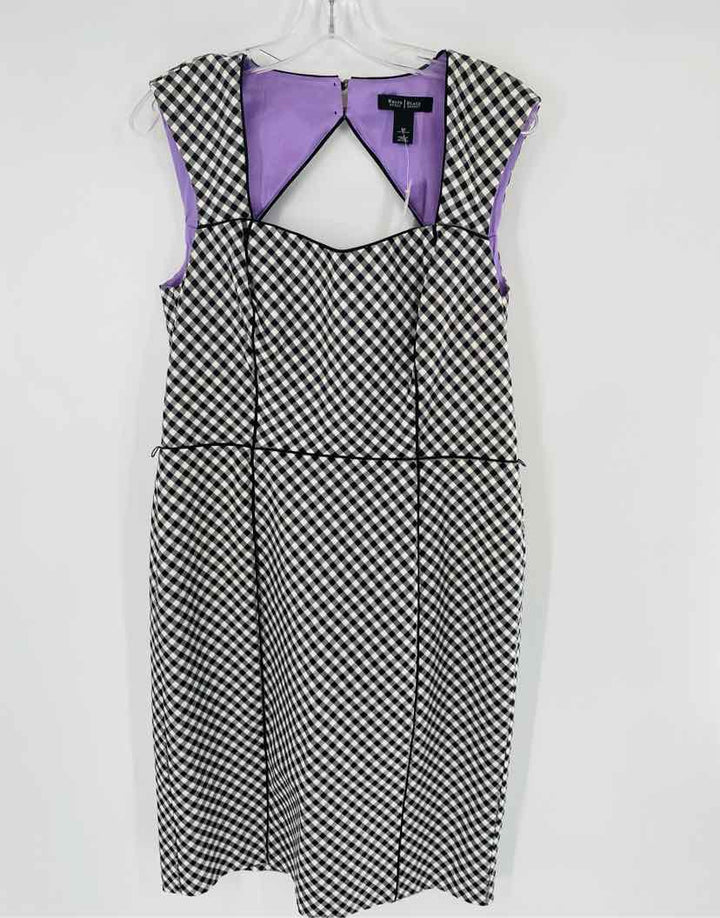 Size 12 White House Black Market Black/White Dress
