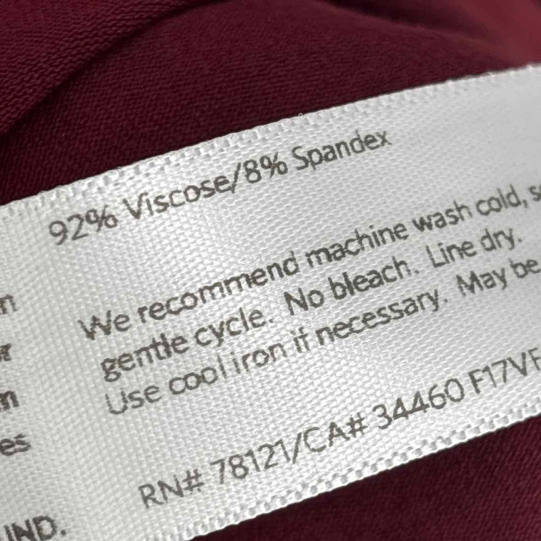 Size XL Eileen Fisher Burgundy Dress