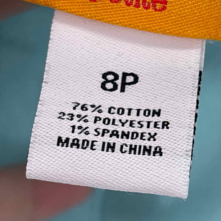 Size 8 Ruby Rd Aqua Twill Pants