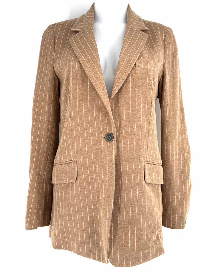 Size 4 RAG & BONE Brown Cotton Luxury - Blazer