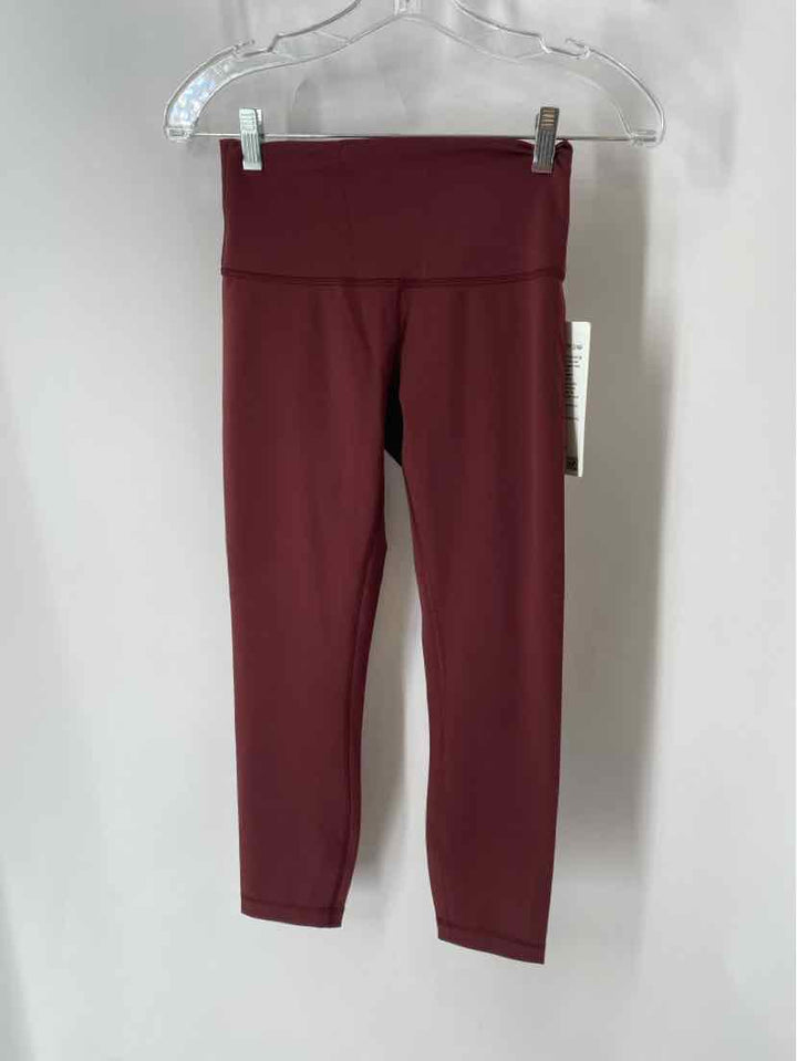 Size 6 Lululemon Burgundy Pants