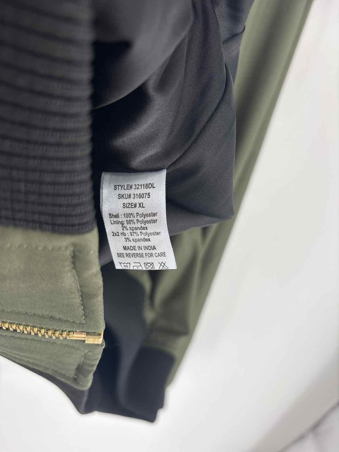 Size XL Olive Jacket