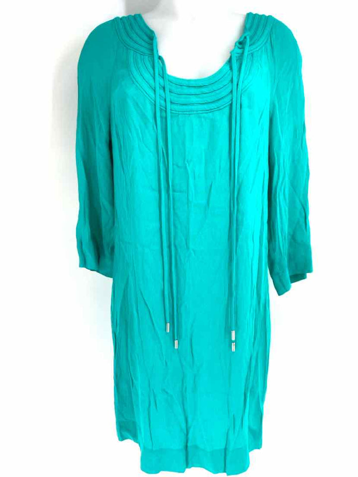 Size 10 DIANE VON FURSTENBERG Teal Dress