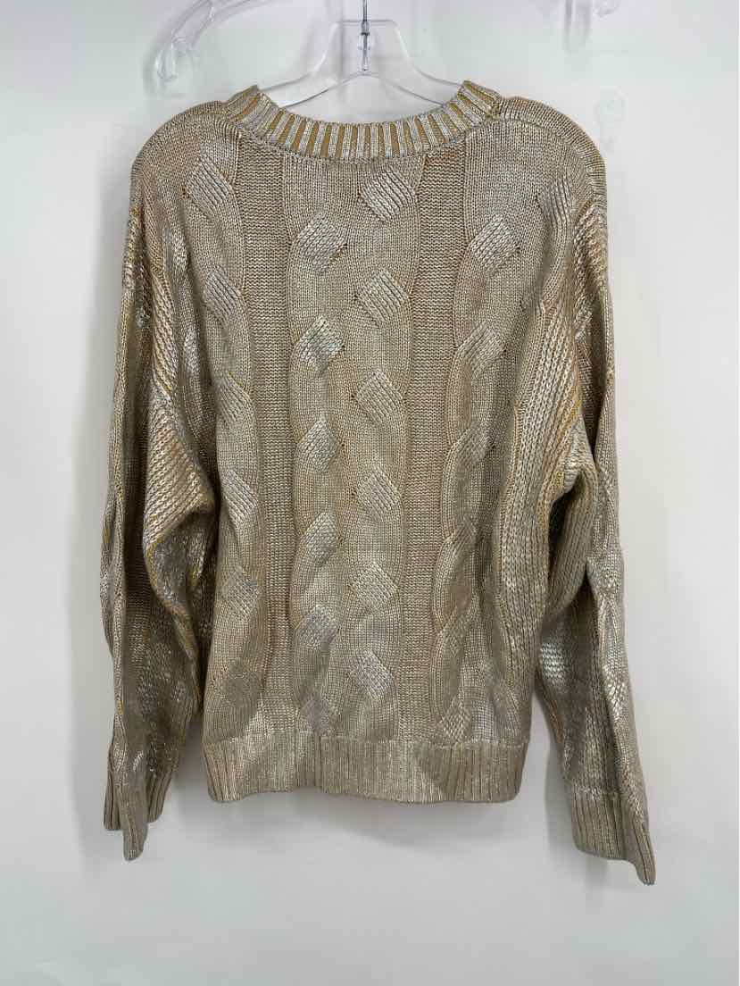 Size L Pistola Silver Sweater