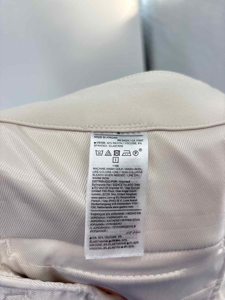 Size 4 Banana Republic Ivory Pants
