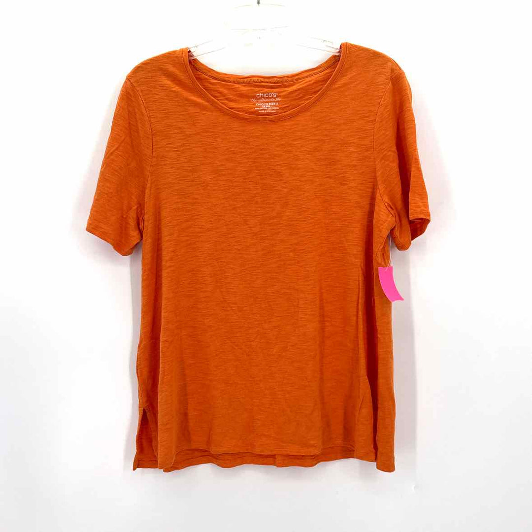 Size L Chico's Orange Shirt