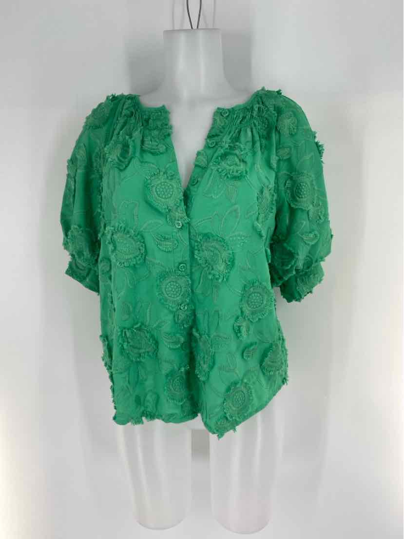 Size 10 Chico's Green Shirt