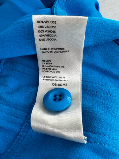 Size 8 MAEVE Turquoise Sateen Pants