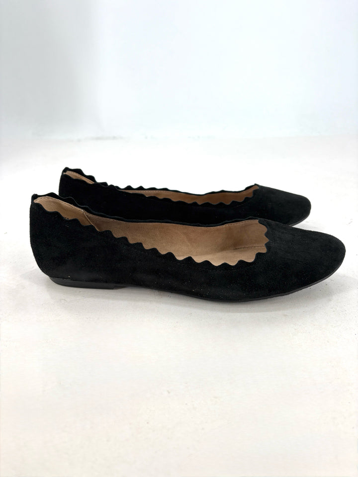 Shoe Size 10 Black Flats