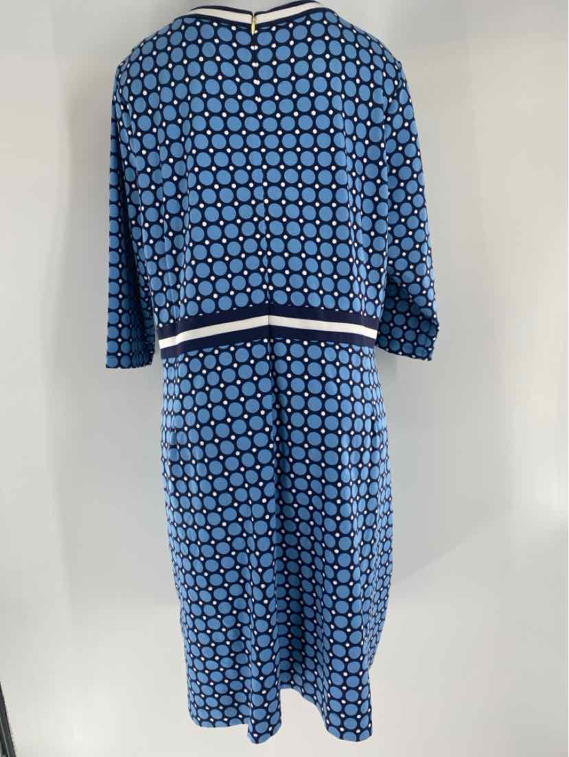 Size 2X DRAPER JAMES Blue Dress