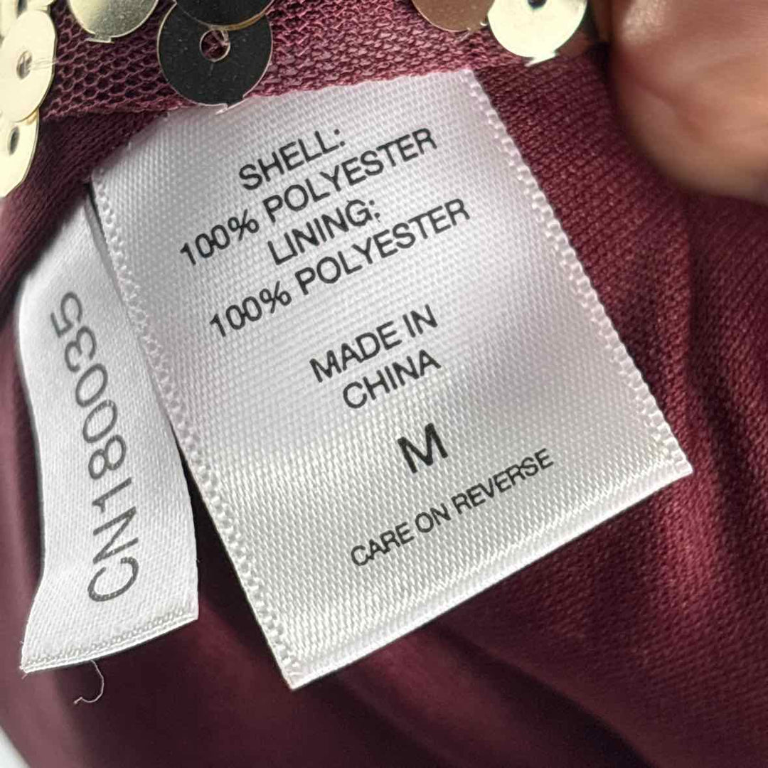 Size M NY & CO Burgundy Dress