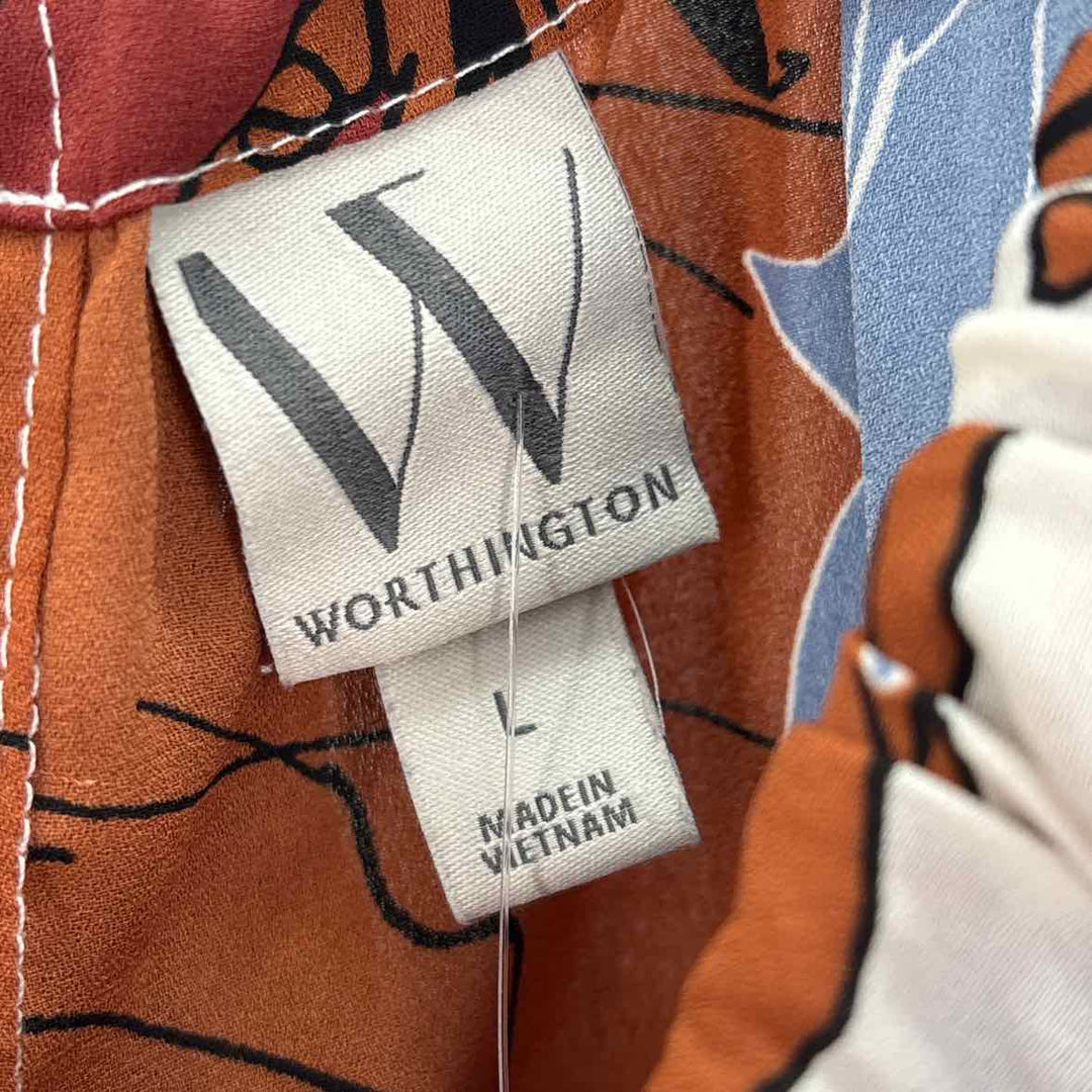 Size L WORTHINGTON Multi-Color Shirt