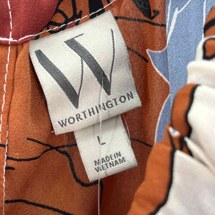 Size L WORTHINGTON Multi-Color Shirt