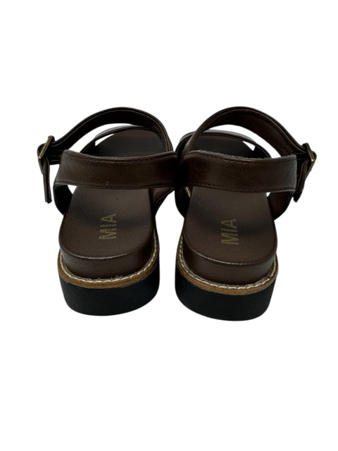 Shoe Size 8 MIA Brown Leather Sandals