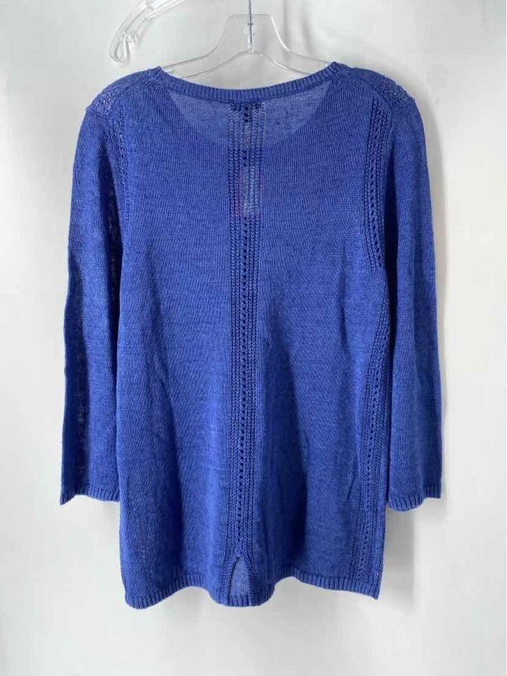 Size L Talbots Blue Sweater