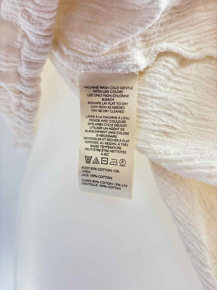 Size XL FREE PEOPLE Cream Shirt