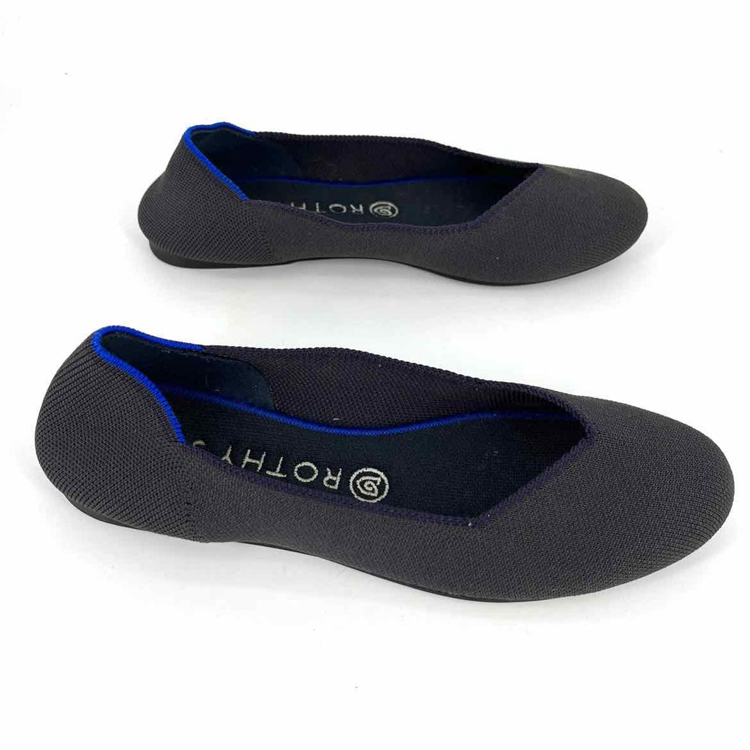 Shoe Size 9 ROTHY'S Charcoal Knit Flats