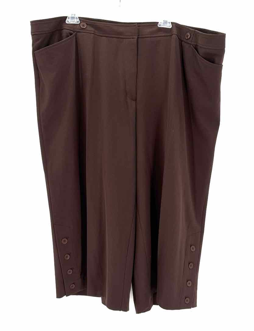 Size 26 LANE BRYANT Brown Capri