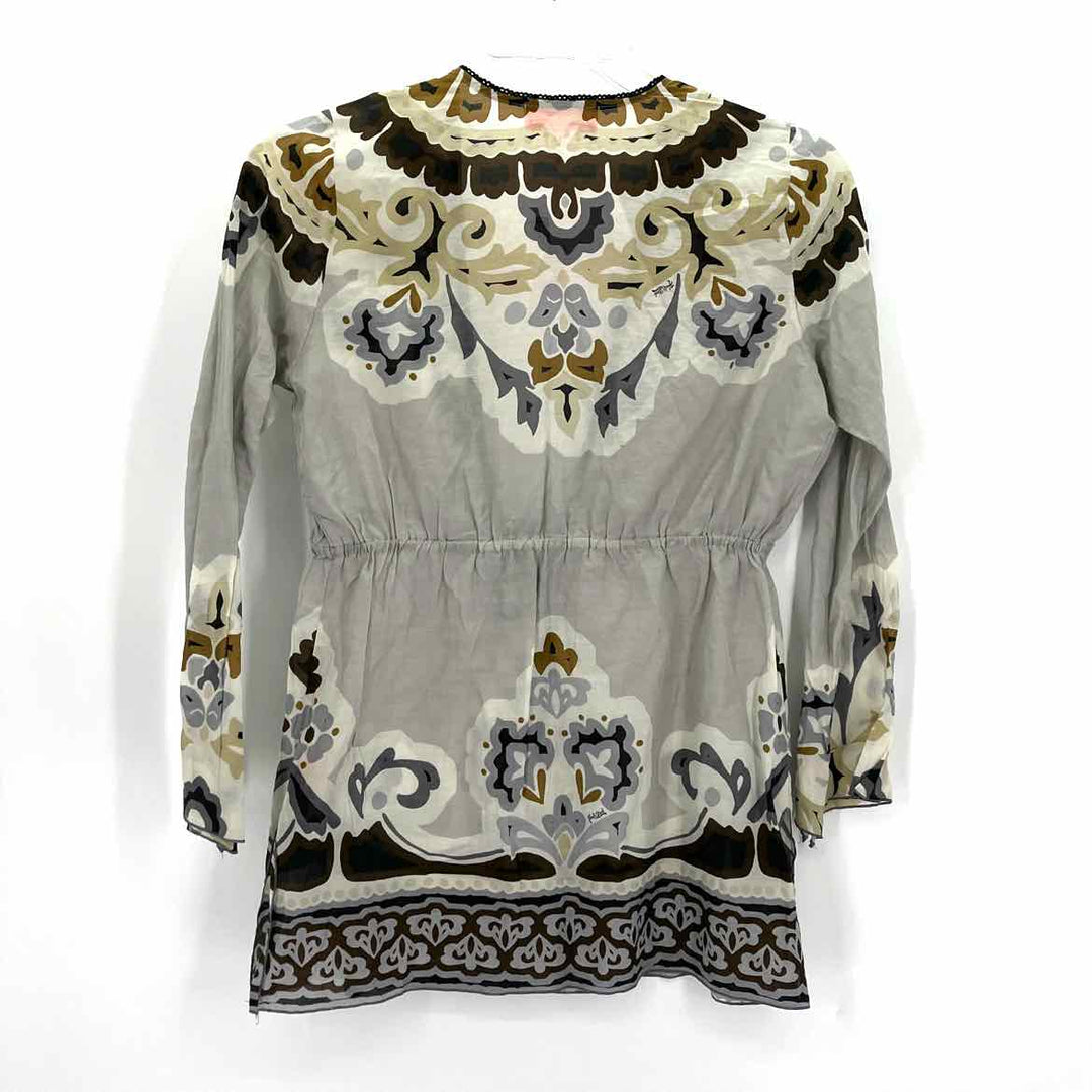 Size S HALE BOB gray print Shirt