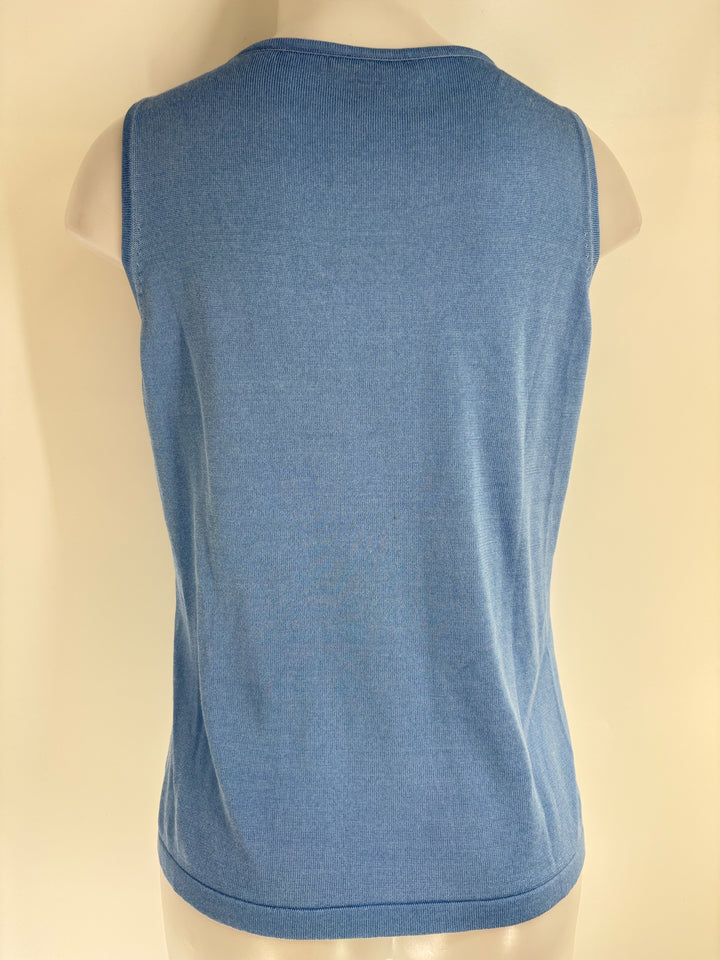 Size M ETCETERA Blue Cardigan
