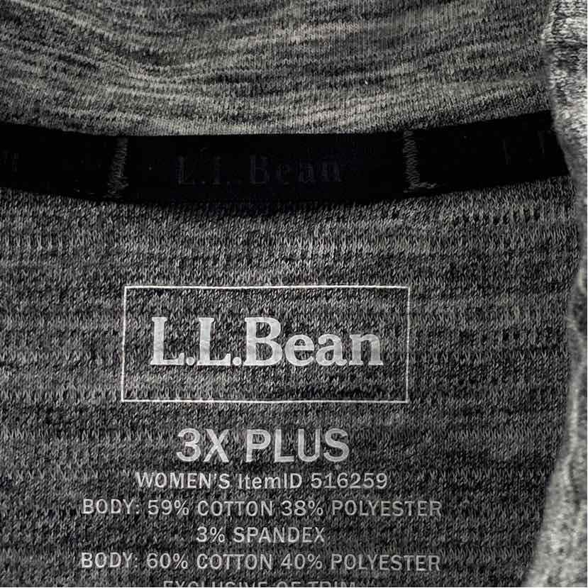 Size 3X LL BEAN Gray Shirt