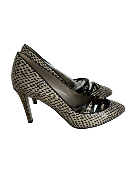 Shoe Size 35 Tan Leather Pumps