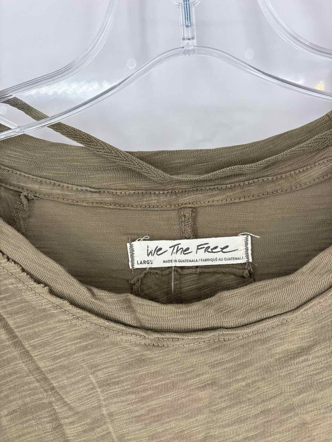 Size L FREE PEOPLE Green Shirt
