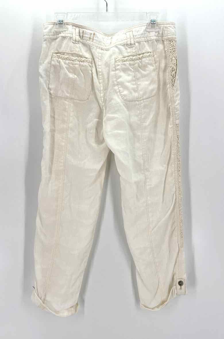 Size 28 Ivory Linen Pants