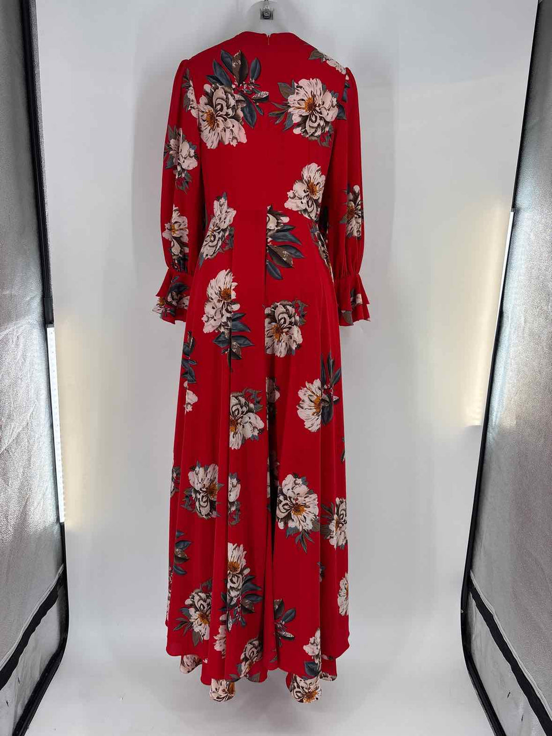 Size 10 Red Print Dress