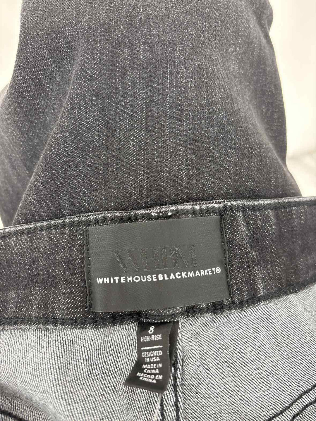 Size 8 White House Black Market Denim Pants