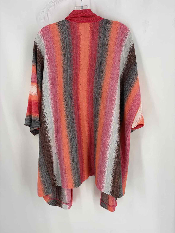 Size 2X MING WANG PINK PRINT Sweater