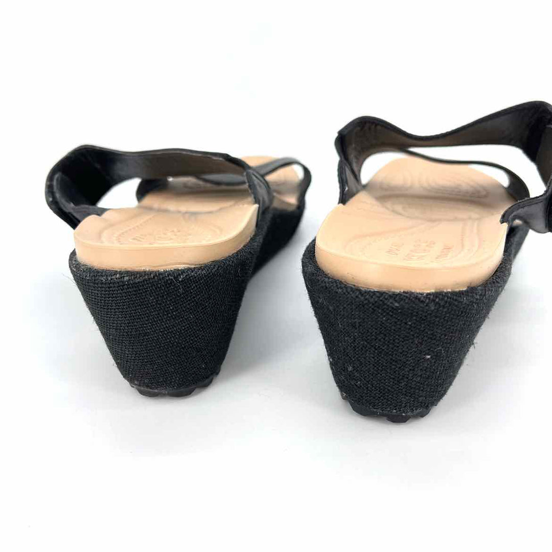 Shoe Size 10 Crocs Black Sandals