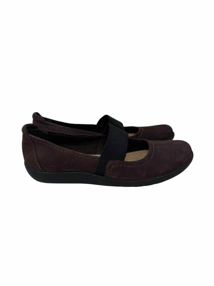 Shoe Size 8.5 CLARKS Brown Flats