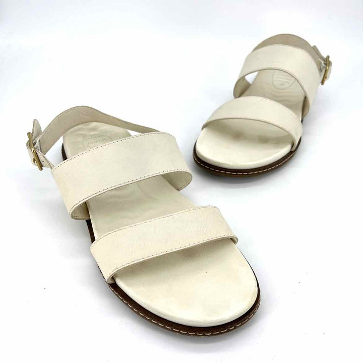 Shoe Size 9 Sperry Ivory Leather Sandals