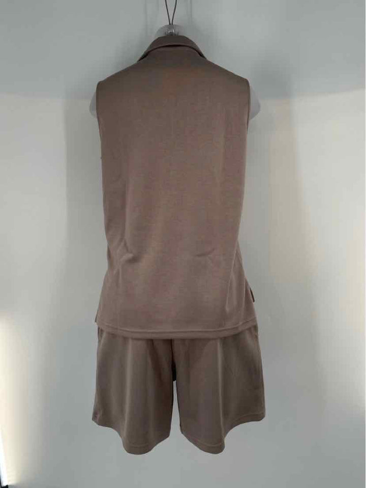 Size M Brown 2 PC Dress
