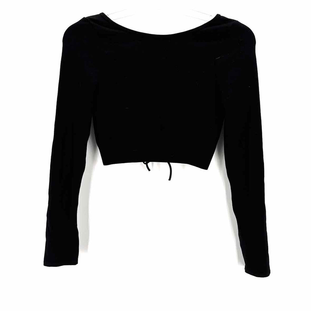 Size L FABLETICS Black Knit Shirt
