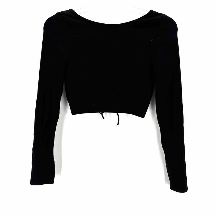 Size L FABLETICS Black Knit Shirt