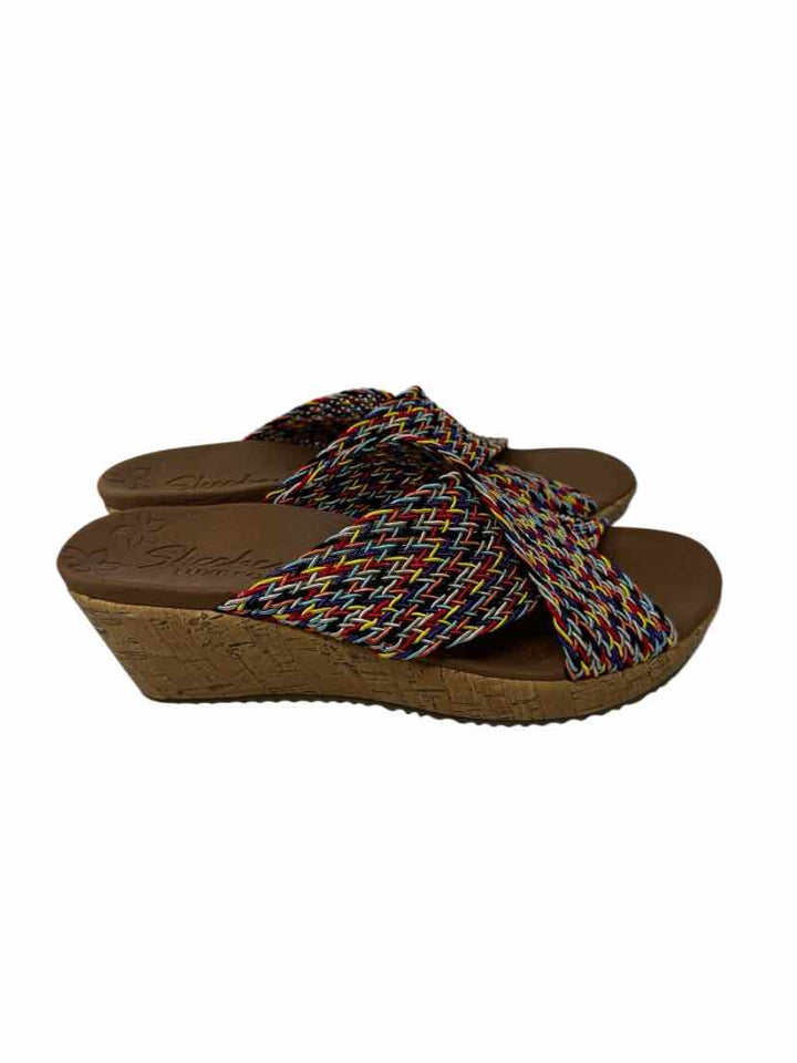Shoe Size 6.5 Sketchers Multi-Color Sandals