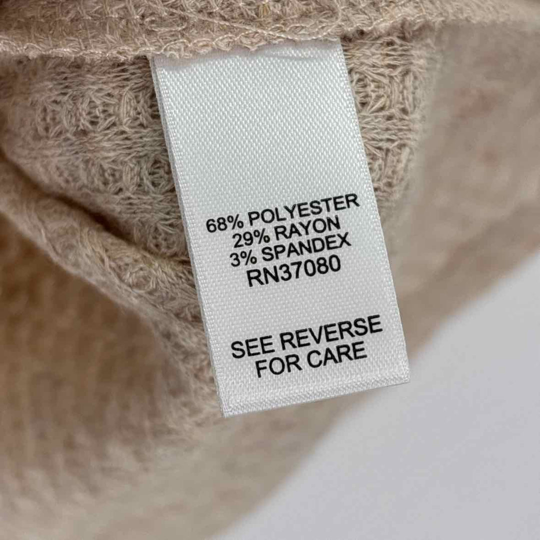 Size S CATO Oatmeal Thermal Shirt