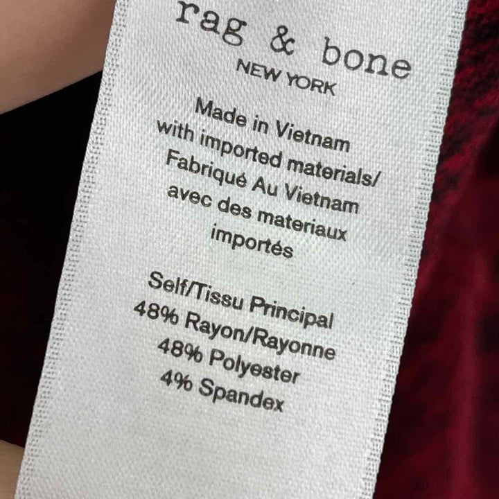 Size S RAG & BONE Red Shirt