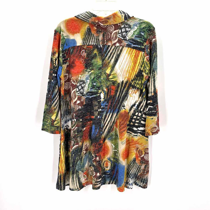 Size M ATTITUDES BY RENEE Multi-Color Dress