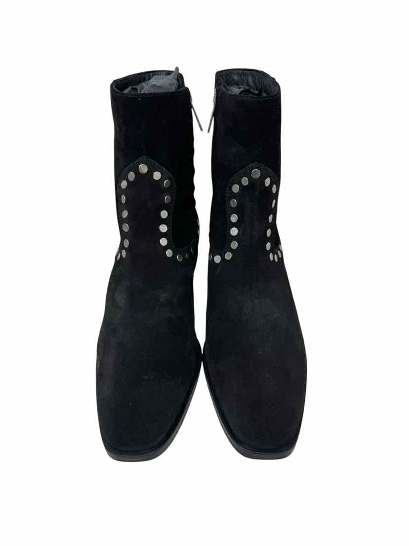 Shoe Size 10.5 Aqatalia Black Leather Boots