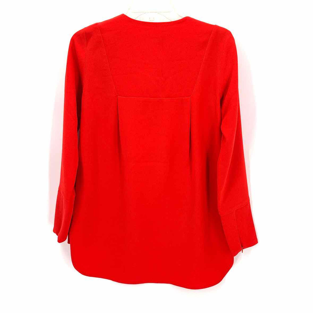 Size 2 FRENCH CONNECTION Orange Shirt