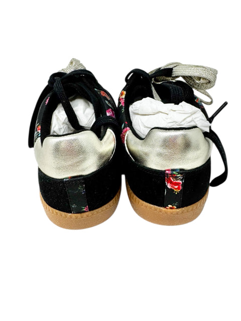 Shoe Size 8 Johnny Was Black Suede Sneakers