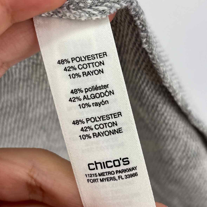 Size M Chico's Gray Cardigan