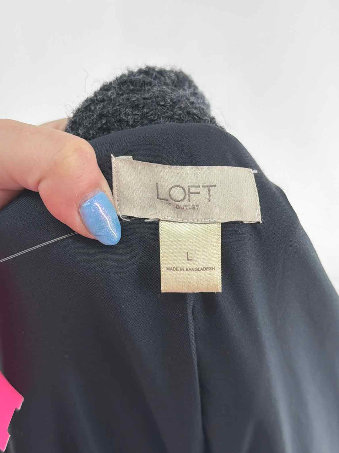 Size L Ann Taylor Gray Jacket