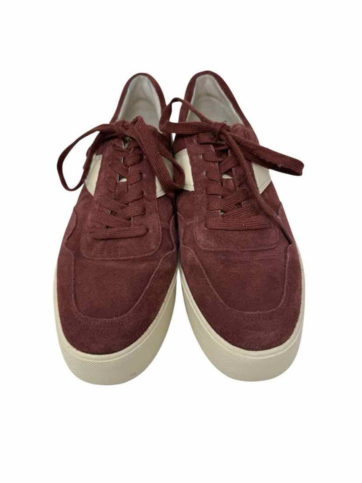 Shoe Size 11 VINCE Burgundy Suede Sneakers