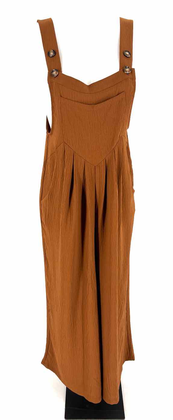 Size M Brown Polyester Pants