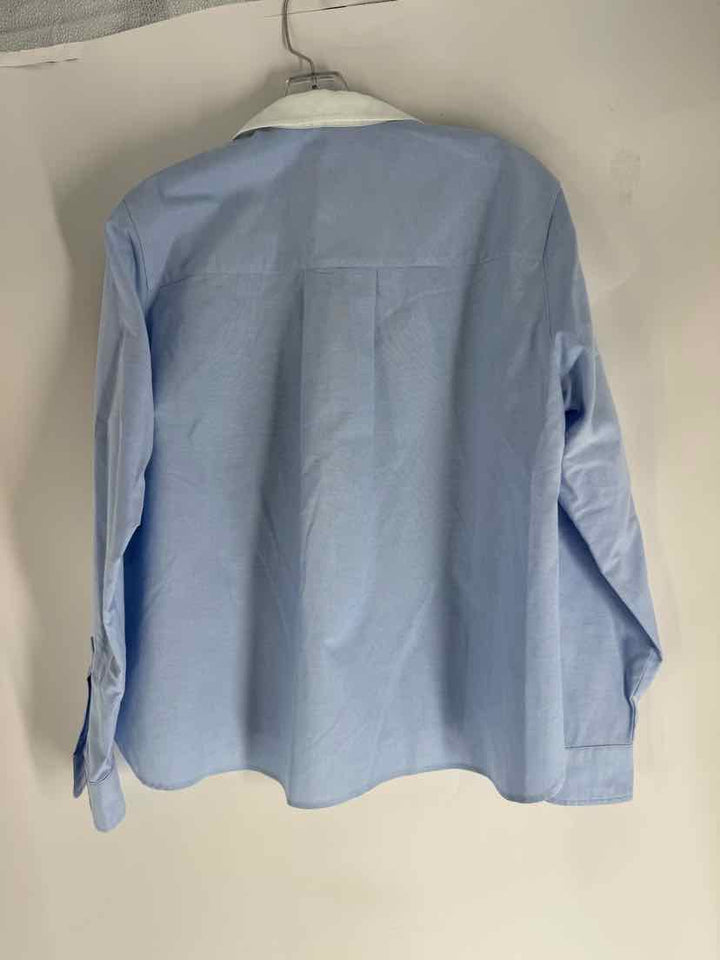 Size M FRANK & EILEEN Blue Shirt